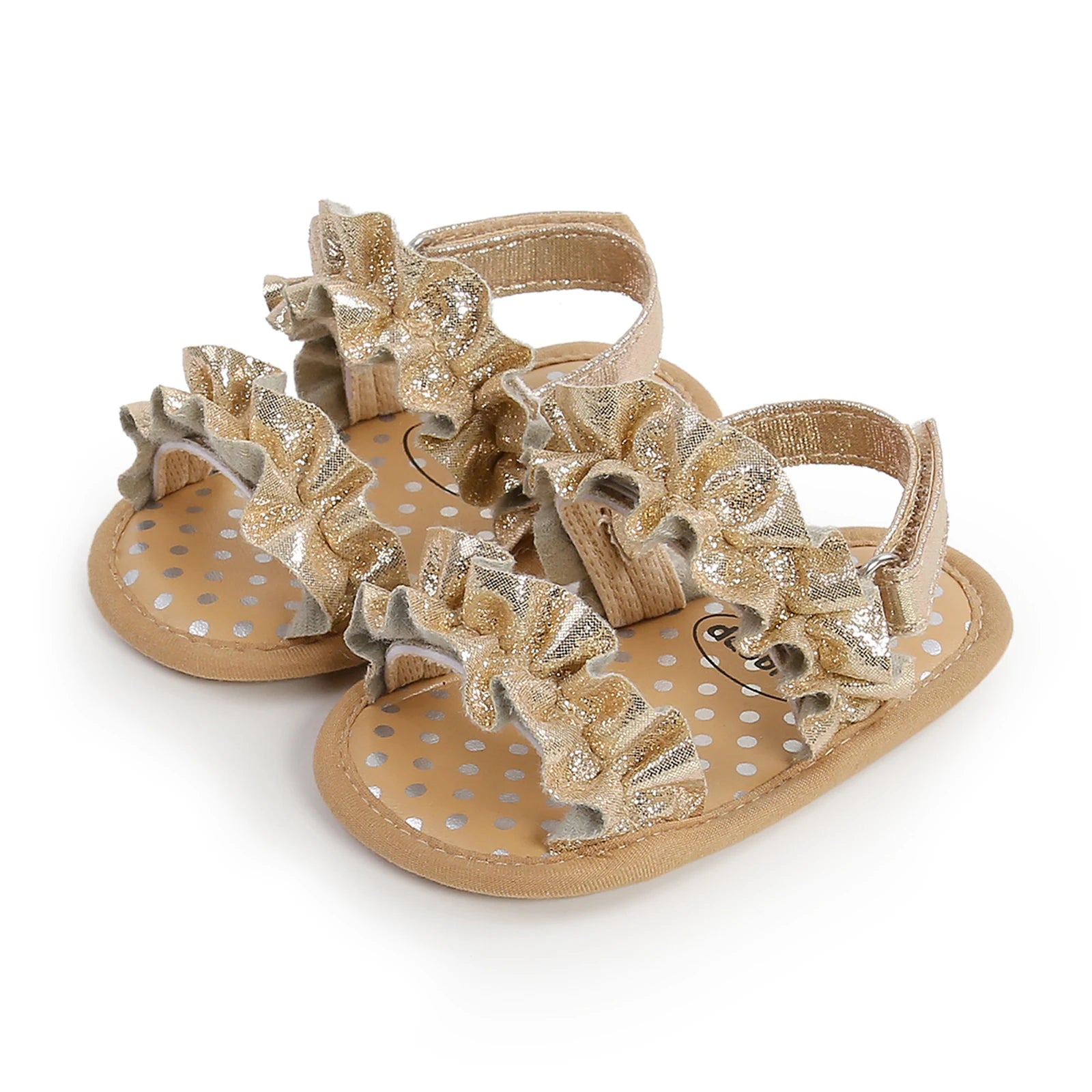 Fashion Newborn Infant Baby Girls Sandals Cute Summer Soft Sole Flat Princess Shoes Infant Non-Slip First Walkers