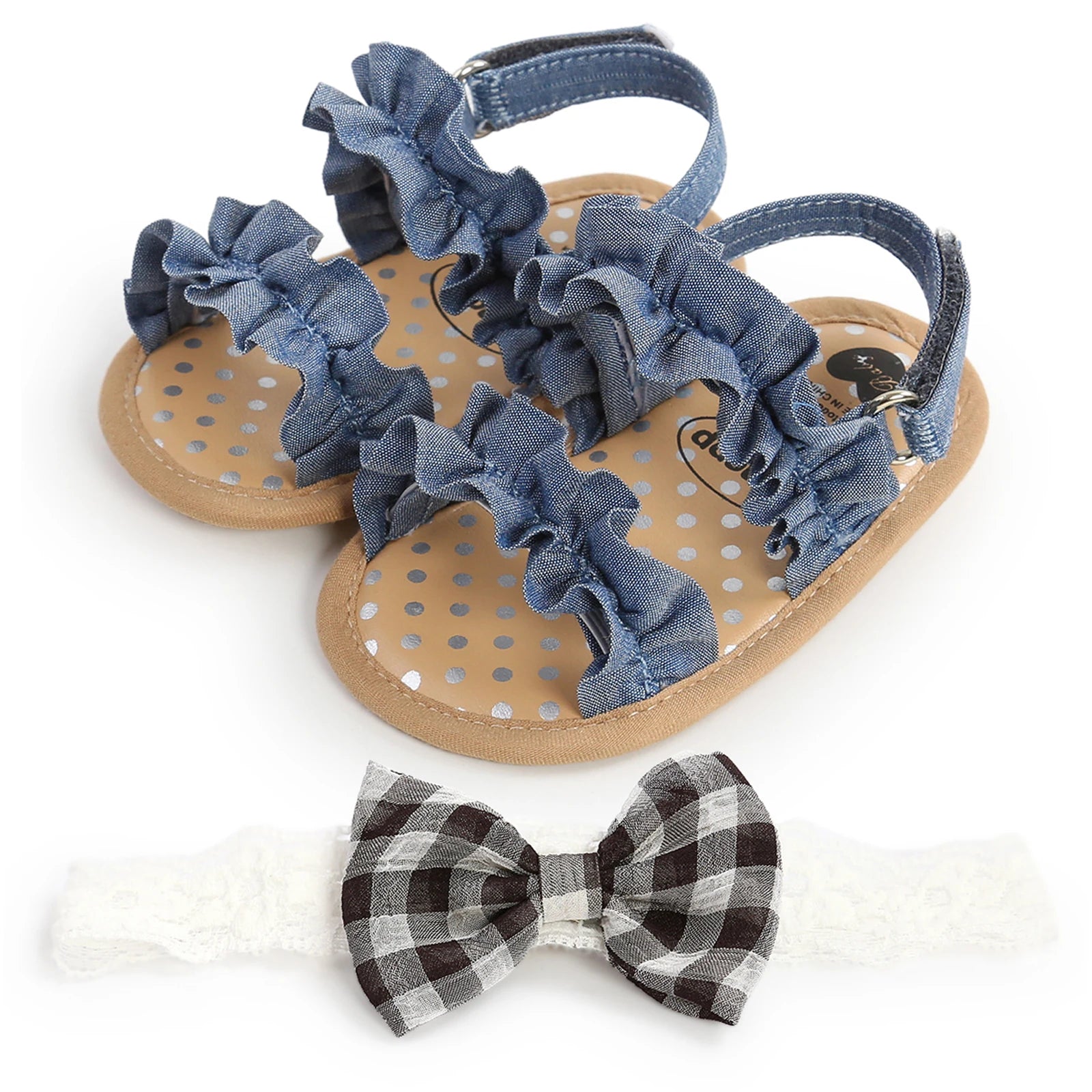 Fashion Newborn Infant Baby Girls Sandals Cute Summer Soft Sole Flat Princess Shoes Infant Non-Slip First Walkers