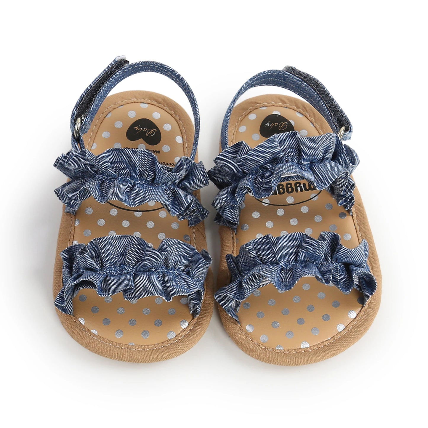 Fashion Newborn Infant Baby Girls Sandals Cute Summer Soft Sole Flat Princess Shoes Infant Non-Slip First Walkers