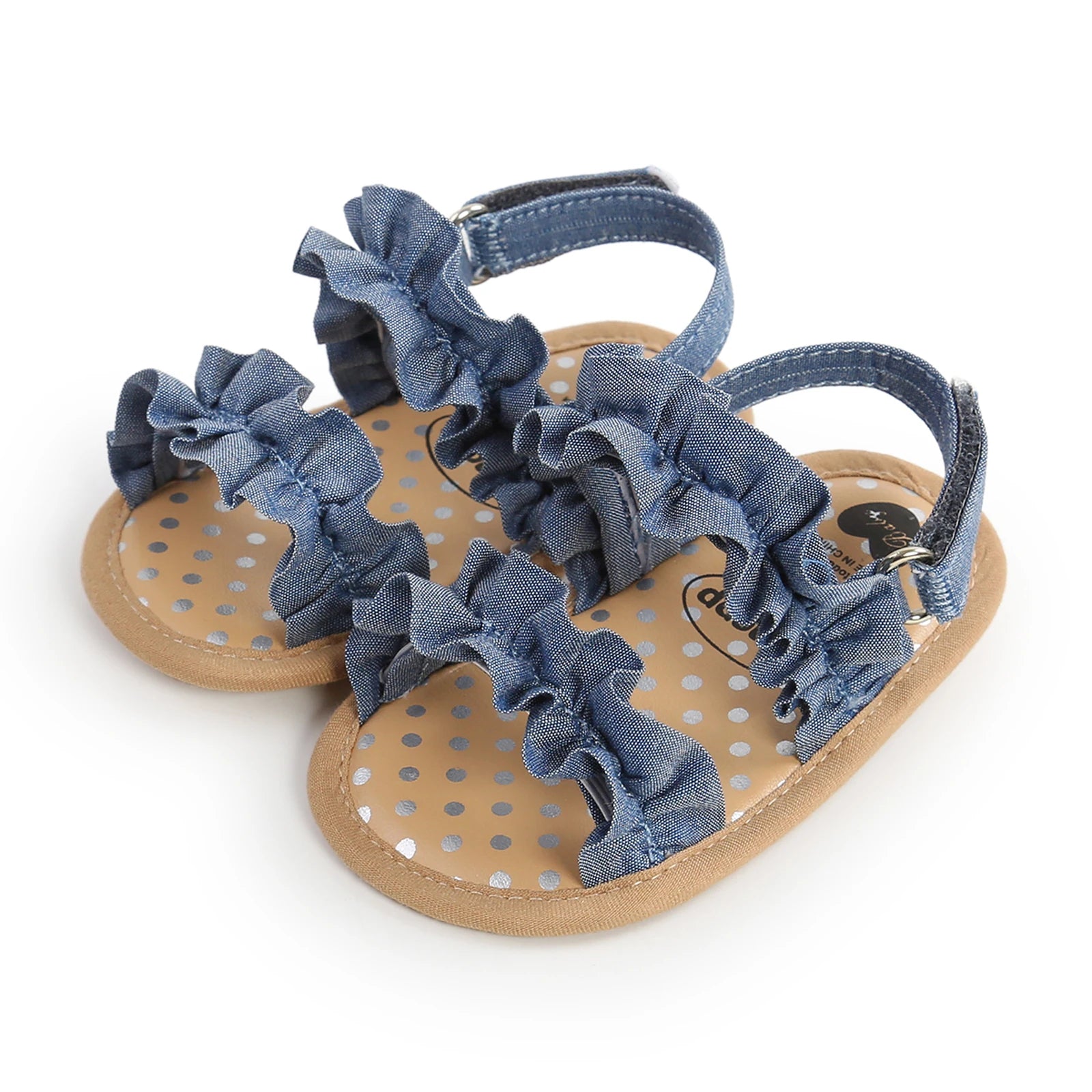 Fashion Newborn Infant Baby Girls Sandals Cute Summer Soft Sole Flat Princess Shoes Infant Non-Slip First Walkers