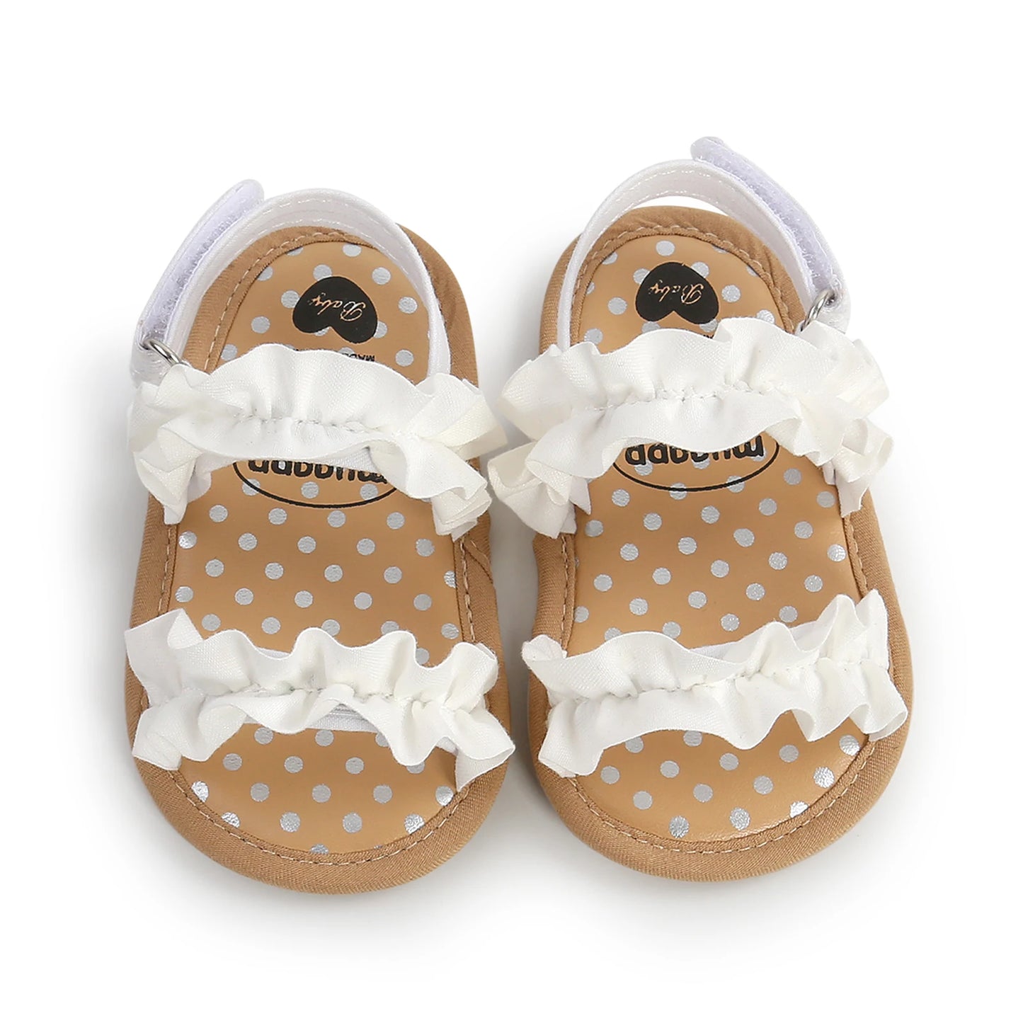 Fashion Newborn Infant Baby Girls Sandals Cute Summer Soft Sole Flat Princess Shoes Infant Non-Slip First Walkers
