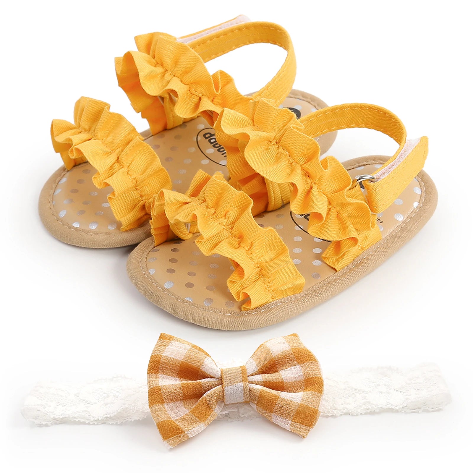 Fashion Newborn Infant Baby Girls Sandals Cute Summer Soft Sole Flat Princess Shoes Infant Non-Slip First Walkers